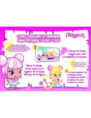 PINYPON MAGIC SECRET CODE. FAMOSA