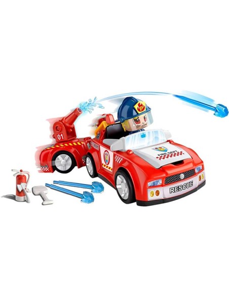 PINYPON ACTION VEHÍCULO DE BOMBERO CON FIGURA. FAMOSA