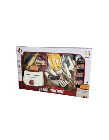 SET DE TOSTADORA Y UTENSILIOS DE COCINA CON PLASTILINA