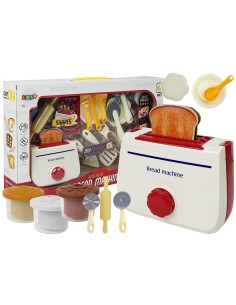 SET DE TOSTADORA Y UTENSILIOS DE COCINA CON PLASTILINA 2