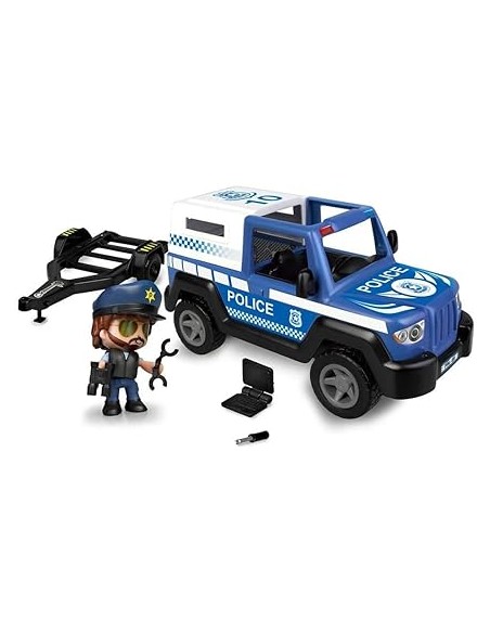 PINYPON ACTION PICKUP AMB LLANXA DE POLICIA. FAMOSA. 