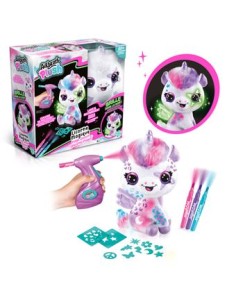 MAGIC INICORN AIRBRUSH PLUSH BRILLA A LA FOSCOR. CANAL TOYS 2