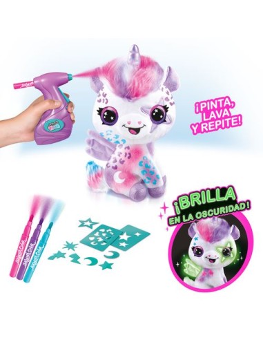 MAGIC INICORNIO AIRBRUSH PLUSH BRILLA EN LA...