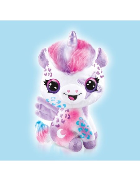 MAGIC INICORN AIRBRUSH PLUSH BRILLA A LA FOSCOR. CANAL TOYS