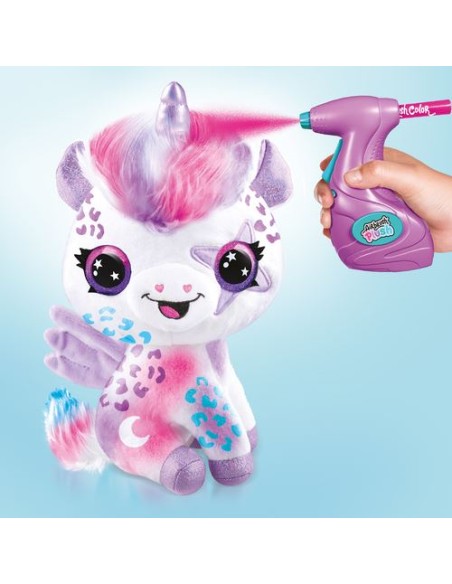 MAGIC INICORN AIRBRUSH PLUSH BRILLA A LA FOSCOR. CANAL TOYS