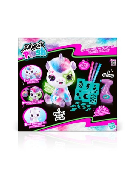 MAGIC INICORN AIRBRUSH PLUSH BRILLA A LA FOSCOR. CANAL TOYS