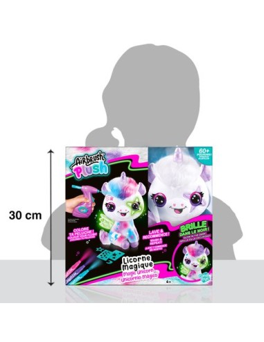 MAGIC INICORN AIRBRUSH PLUSH BRILLA A LA...