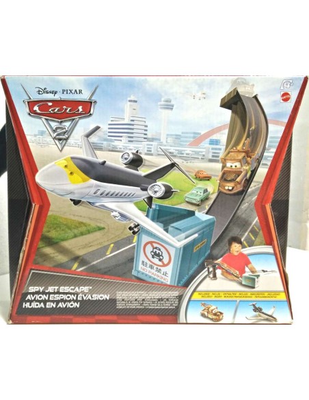 FUGIDA EN AVIÓ CARS 2. MATTEL