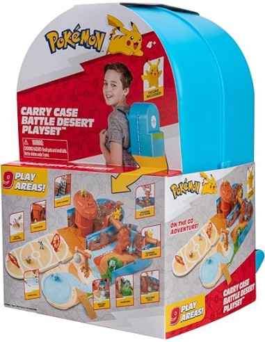 PLAYSET DESERT POKÉMON TRANSFORMABLE. BIZAK. 