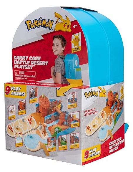 PLAYSET DESIERTO POKÉMON TRANSFORMABLE. BIZAK