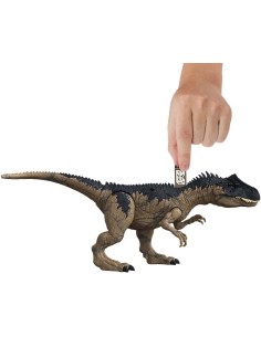 JURASSIC WORLD ALLOSAURUS. EXTREME DAMAGE. MATTEL.  2