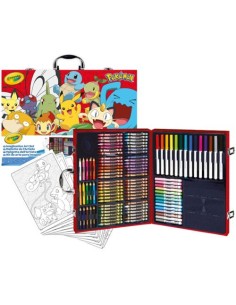 MALETÍ D'ARTISTA POKEMON 115 PECES. CRAYOLA. 2
