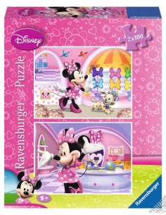 PUZZLE DISNEY MINNIE 2X100. RAVENSBURGER