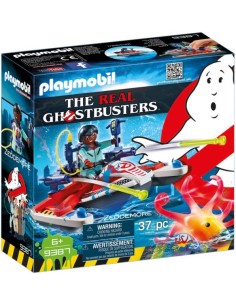 9387 PLAYMOBIL THE REAL GHOSTBUSTERS.ZEDDEMORE AMB MOTO...