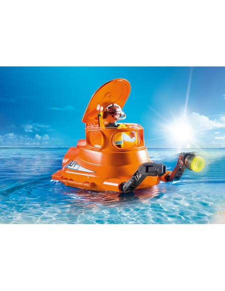 9234 PLAYMOBIL SPORTS & ACTION SUBMARÍ AMB MOTOR SUBMARÍ.