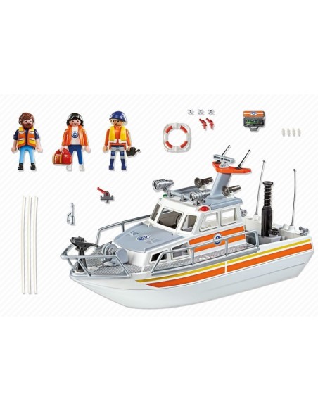 5540 PLAYMOBIL CITY ACTION BARCO DE RESCATE CON MANGUERA. COMPRAR