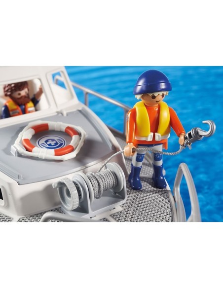 5540 PLAYMOBIL CITY ACTION BARCO DE RESCATE CON MANGUERA.